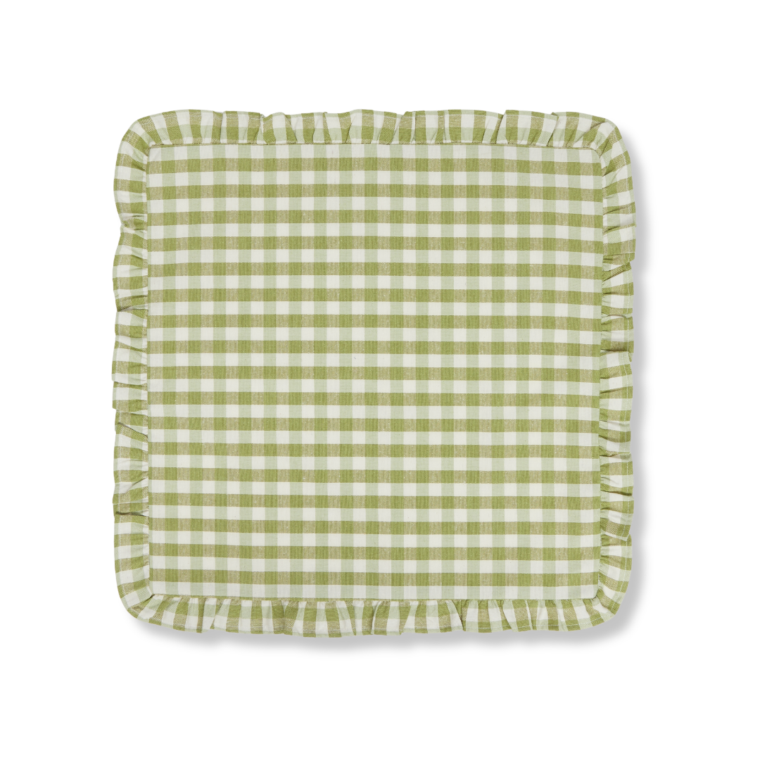 Rent: Green Gingham Napkin (40 x 40cm)