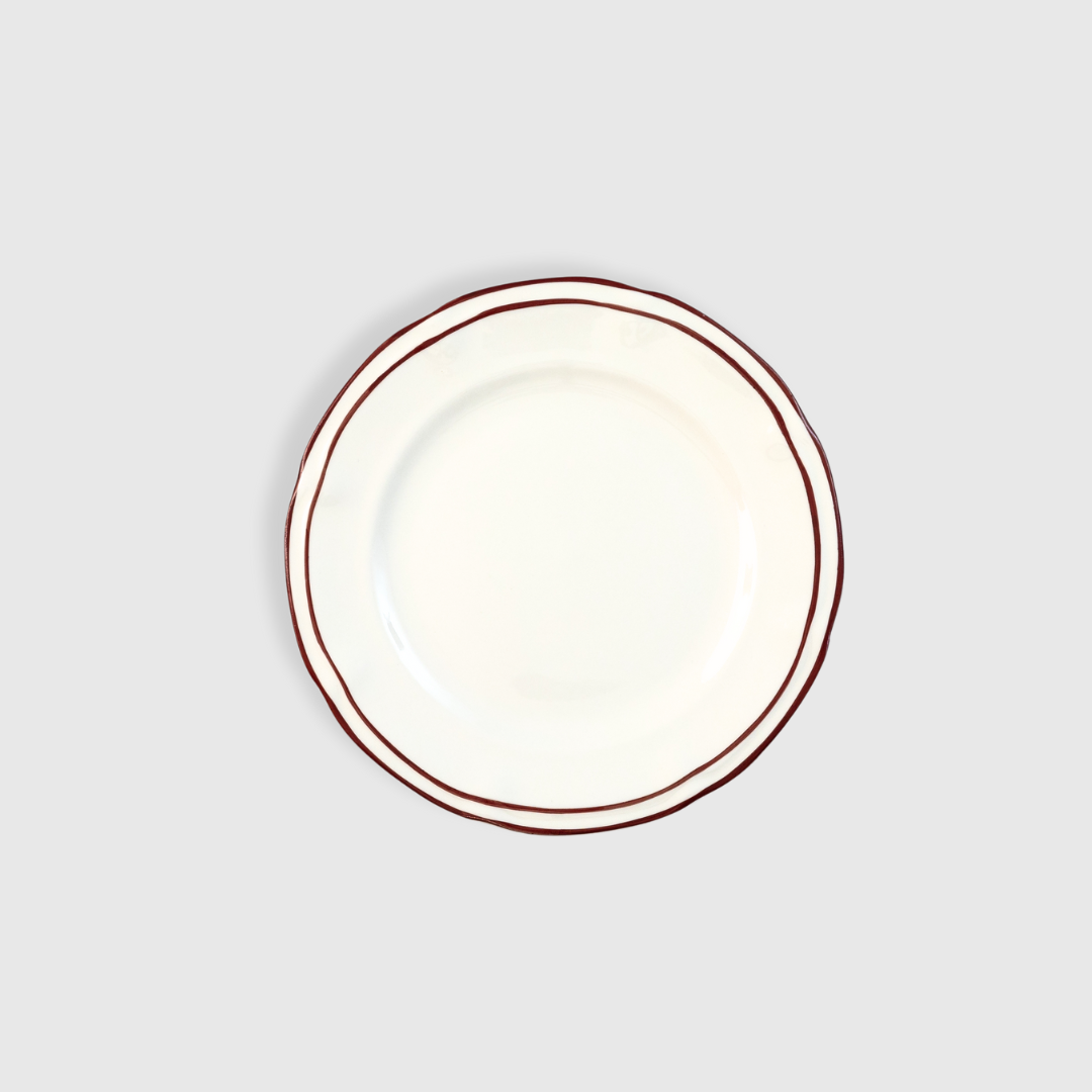 Rent: Provence Burgundy Dessert Plate