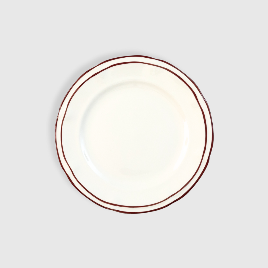 Rent: Provence Burgundy Dessert Plate