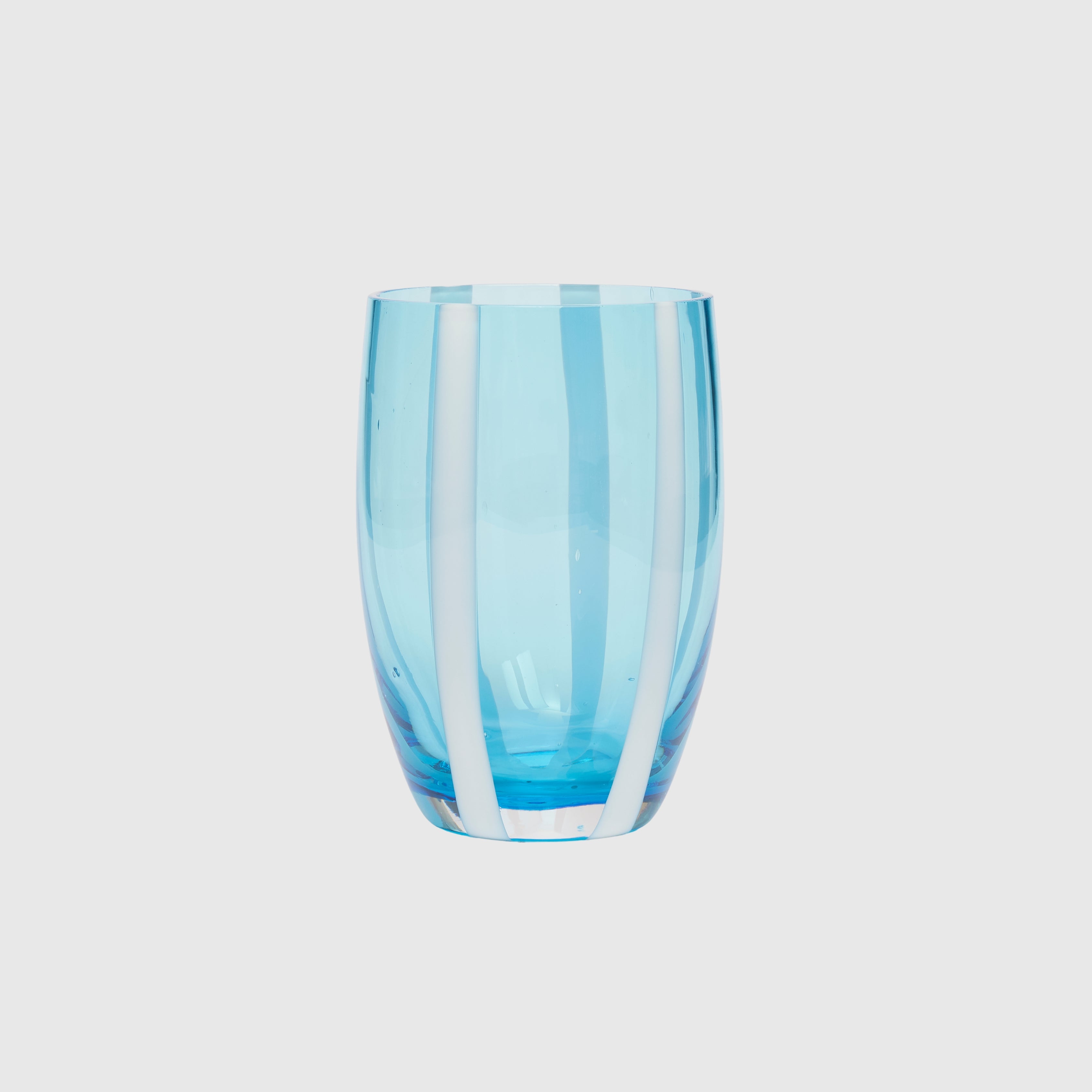 Rent: Blue Stripe Water Glass