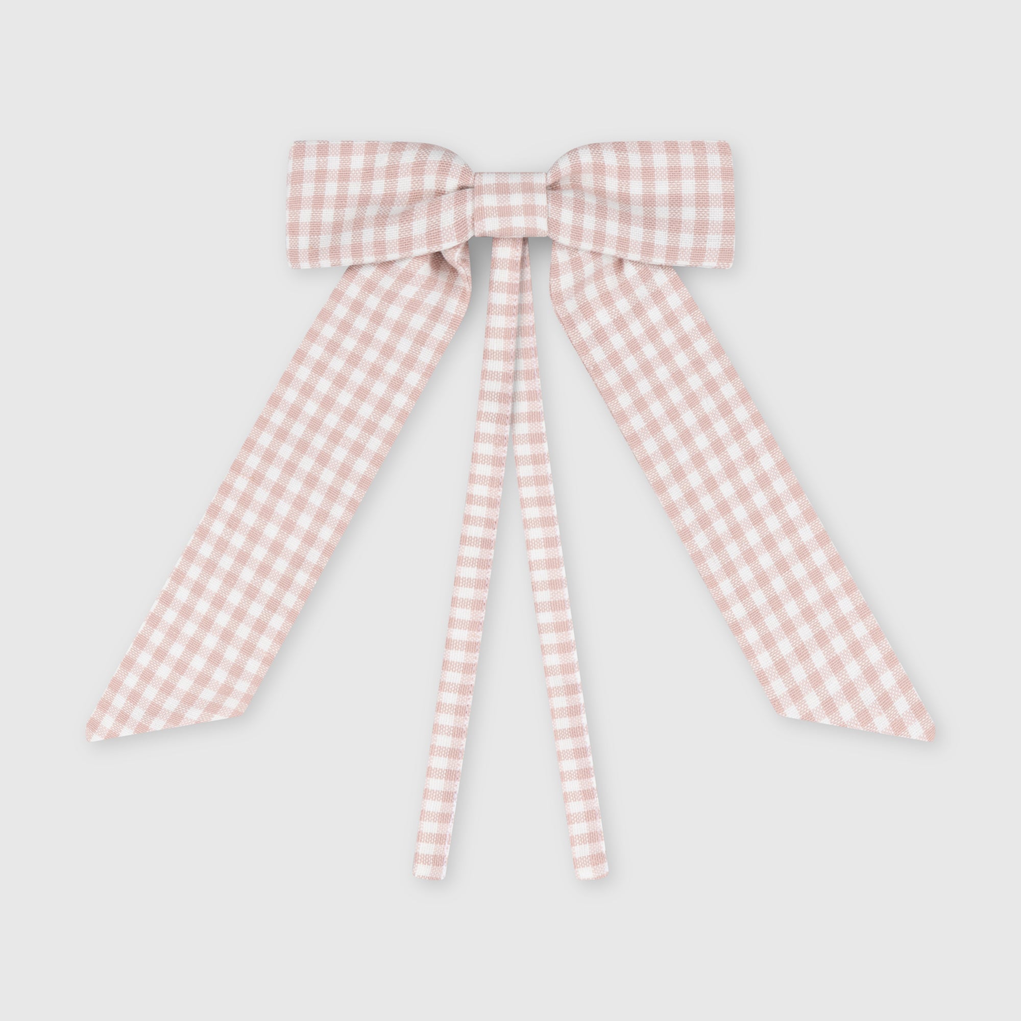 Pink Small Gingham Napkin Bows (set of 4)