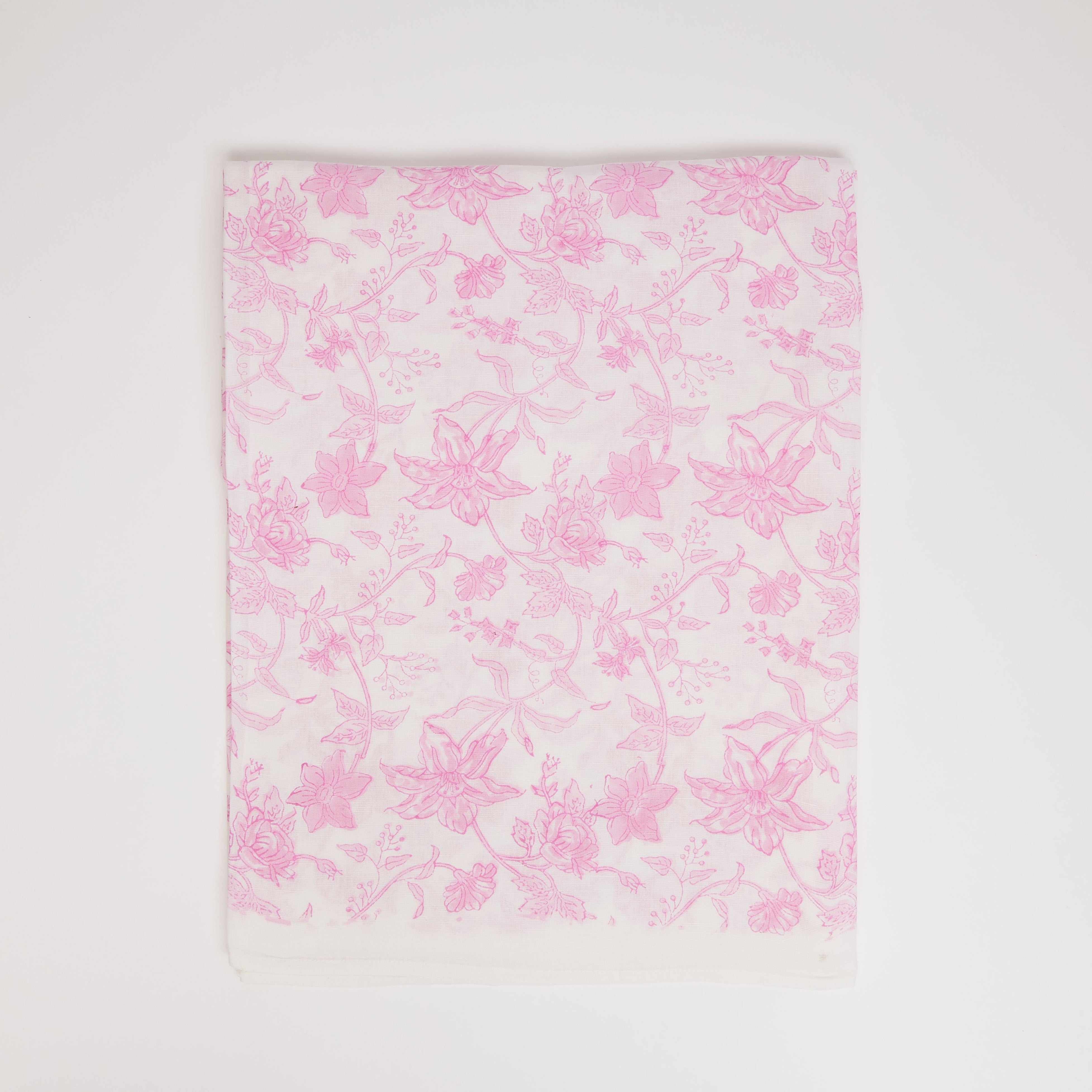 Rent: Allegra Pink Tablecloth