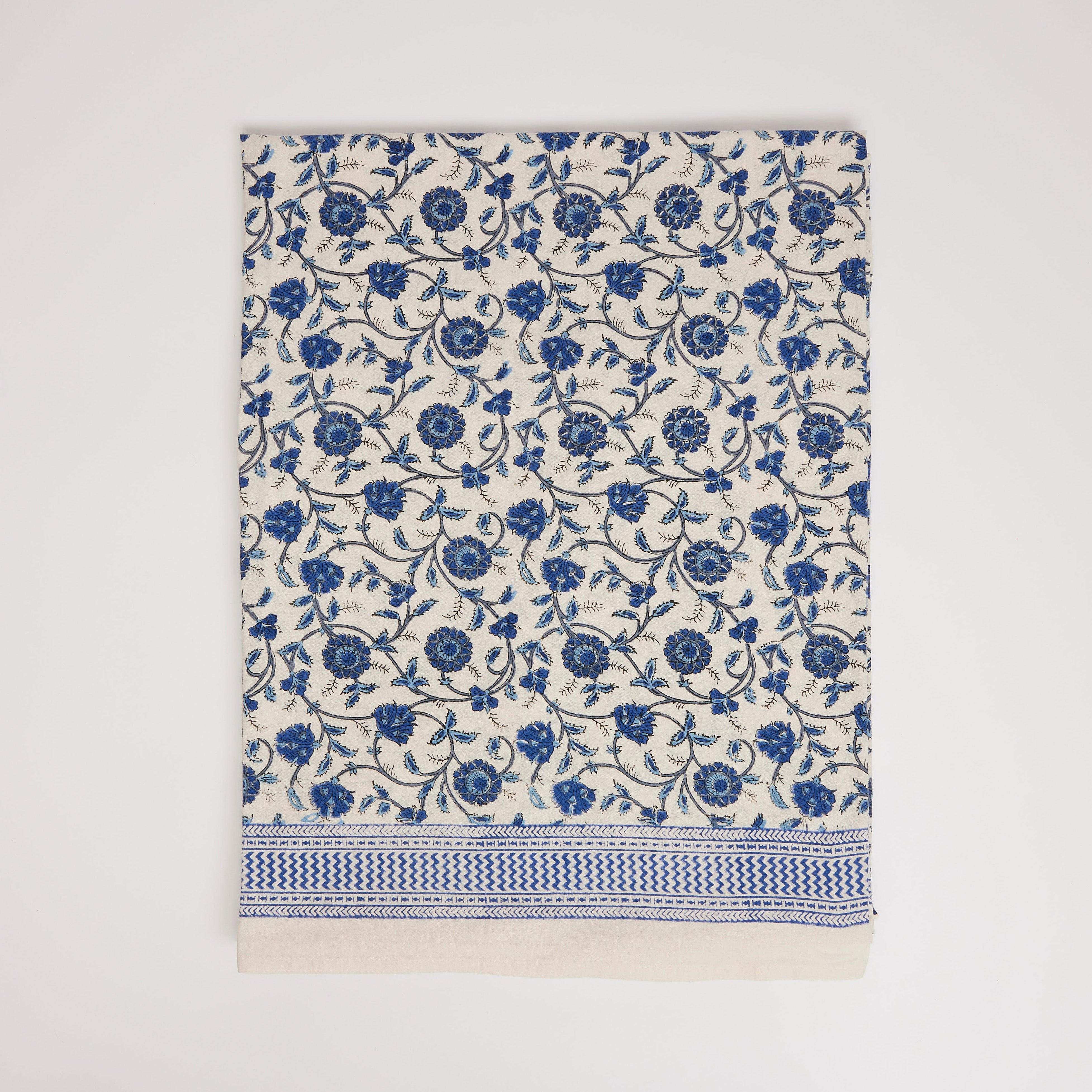 Rent: Blue Petals Tablecloth