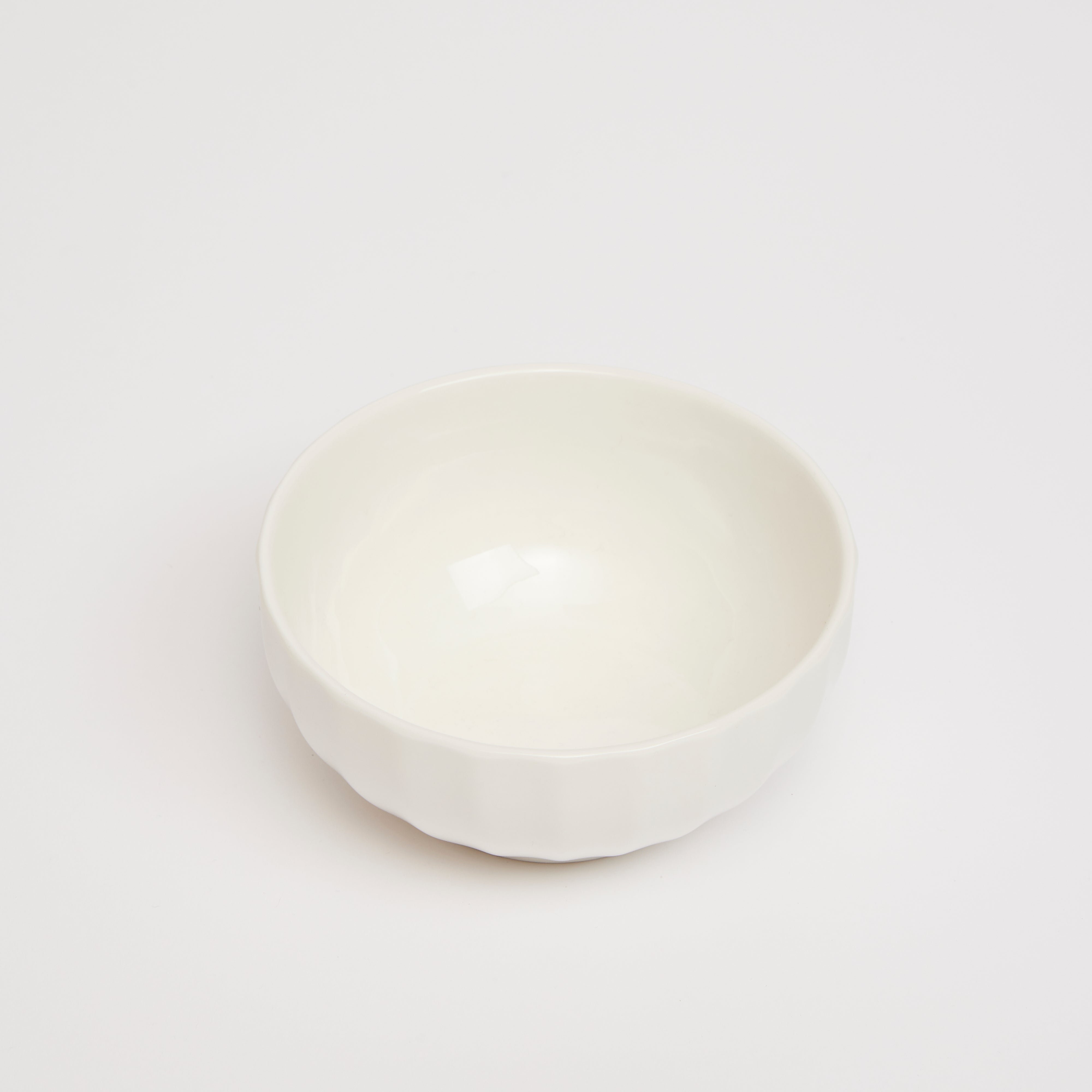 Rent: Carved White Bowl