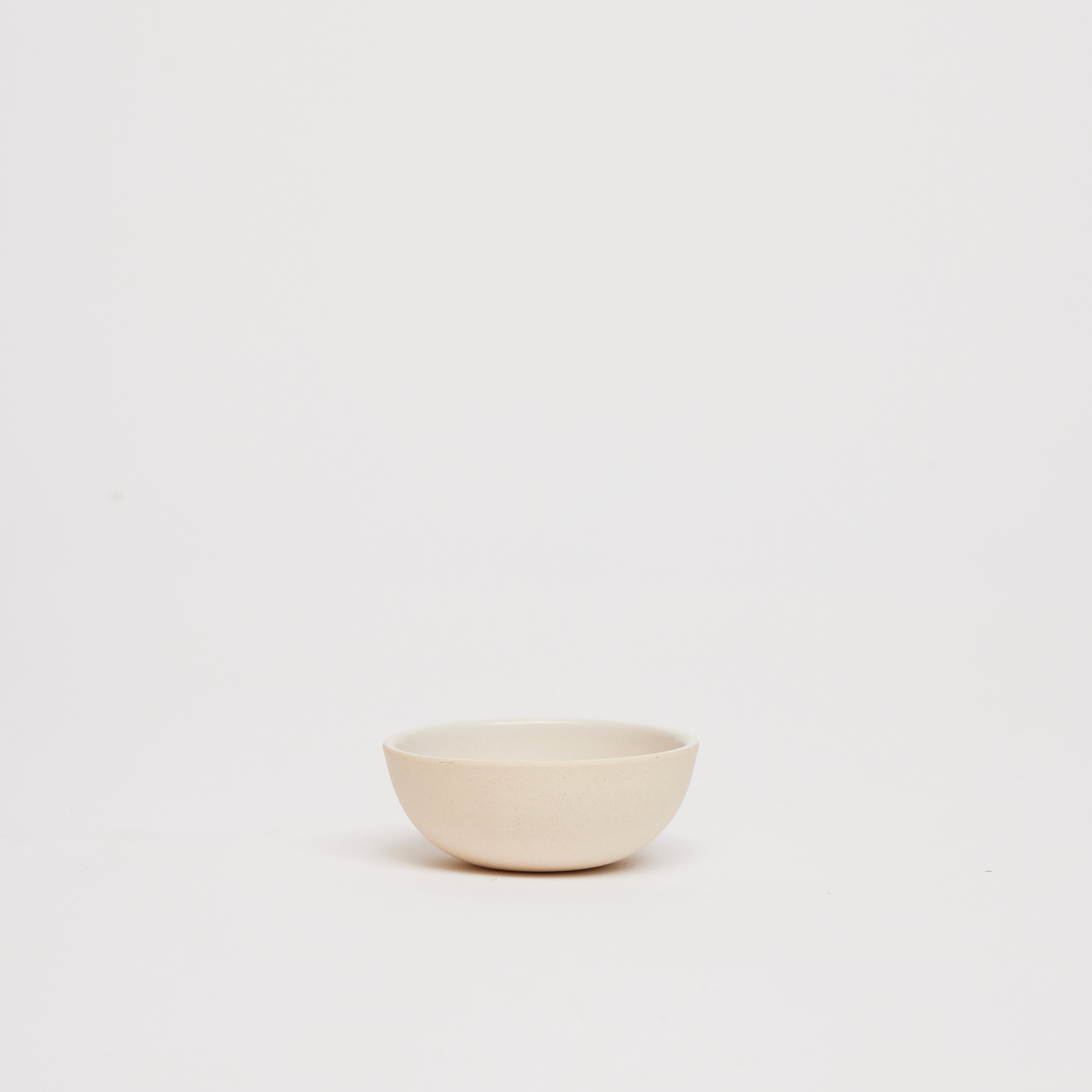 Rent: Tiny White Shell Bisque Bowl