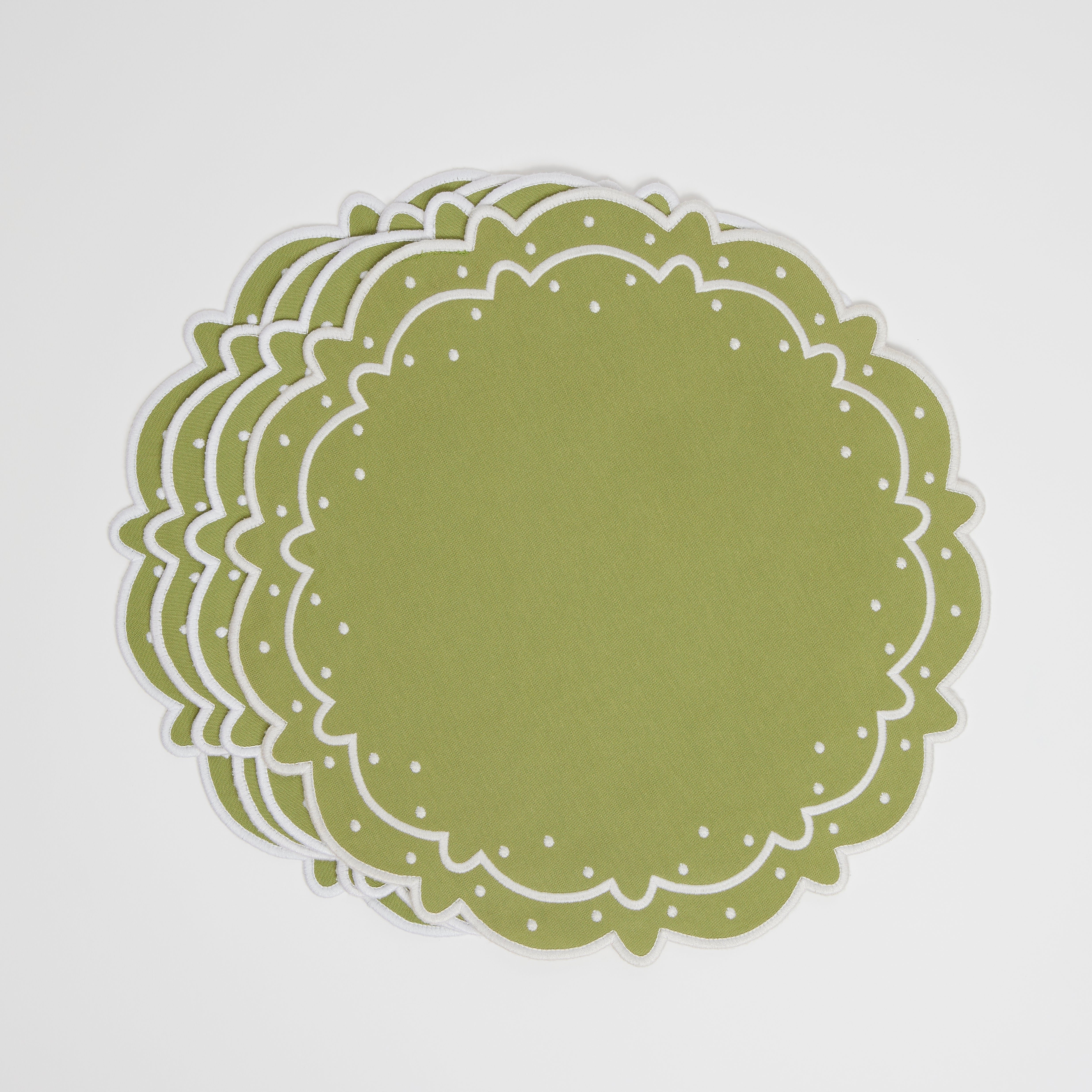 Margaux Sage Placemats (set of 8) - Preloved