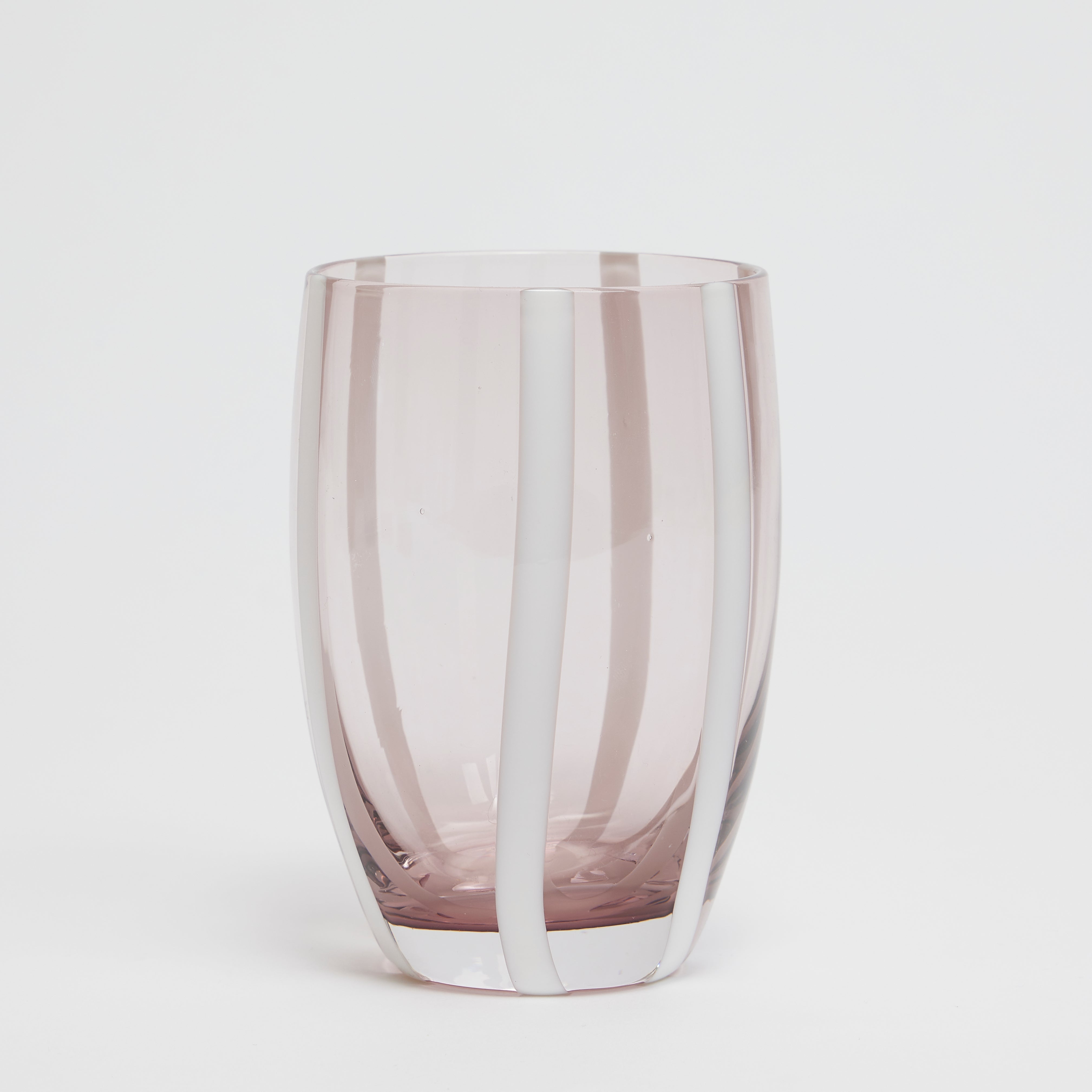 Rent: Purple Stripe Water Glass
