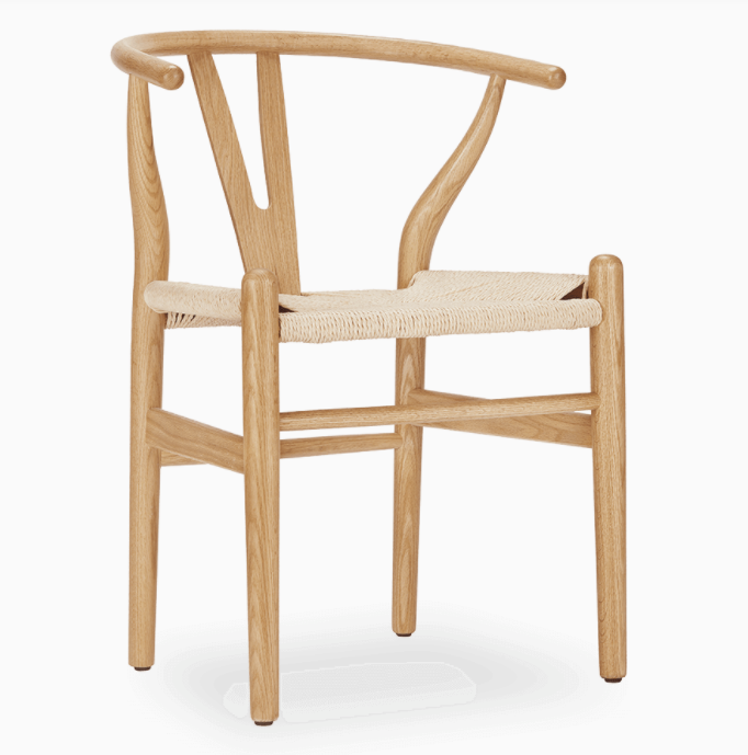 Rent: Neutral Wishbone Chair