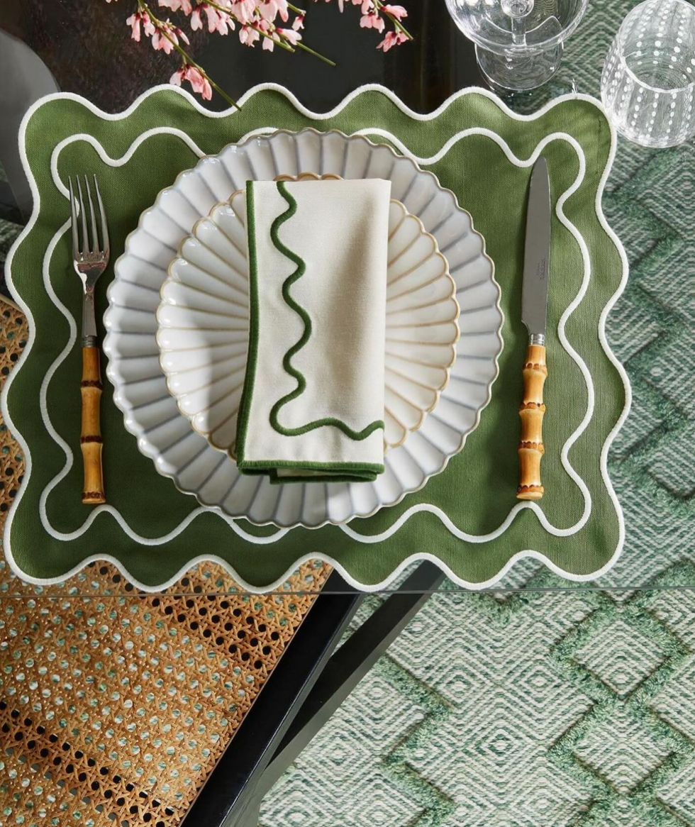 Rent: Meadow Green Placemats