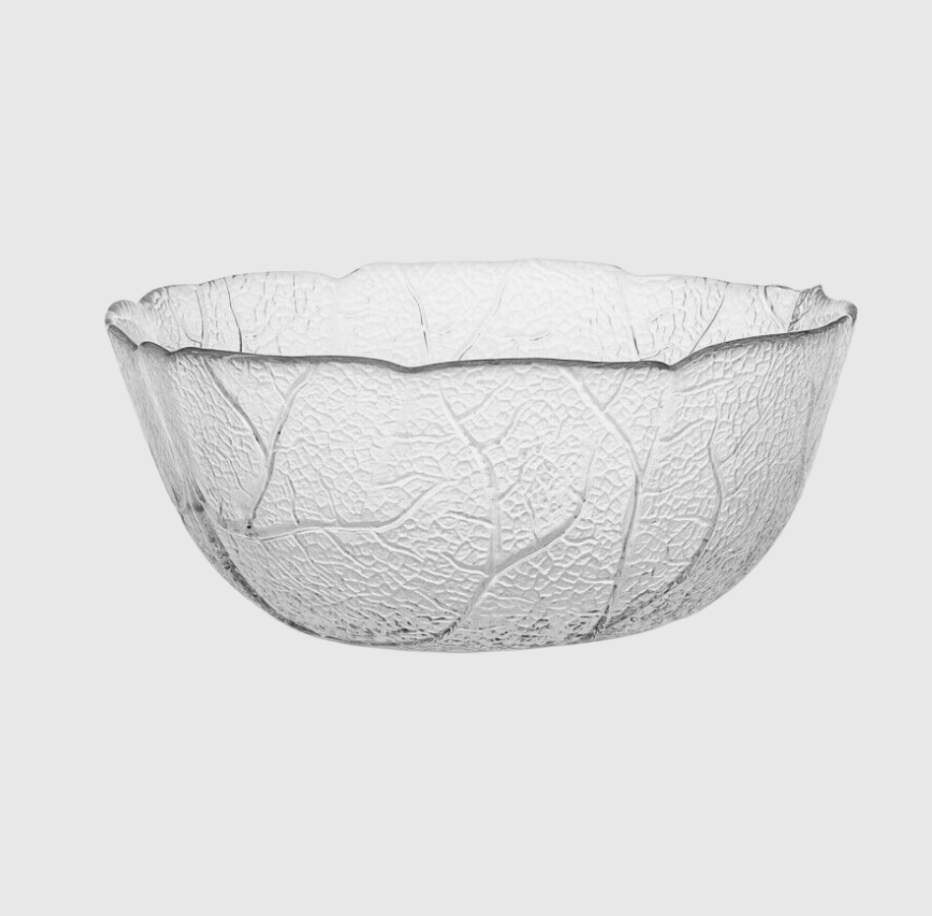 Large Glass Leaf Bowl (set of 4) - Discontinued