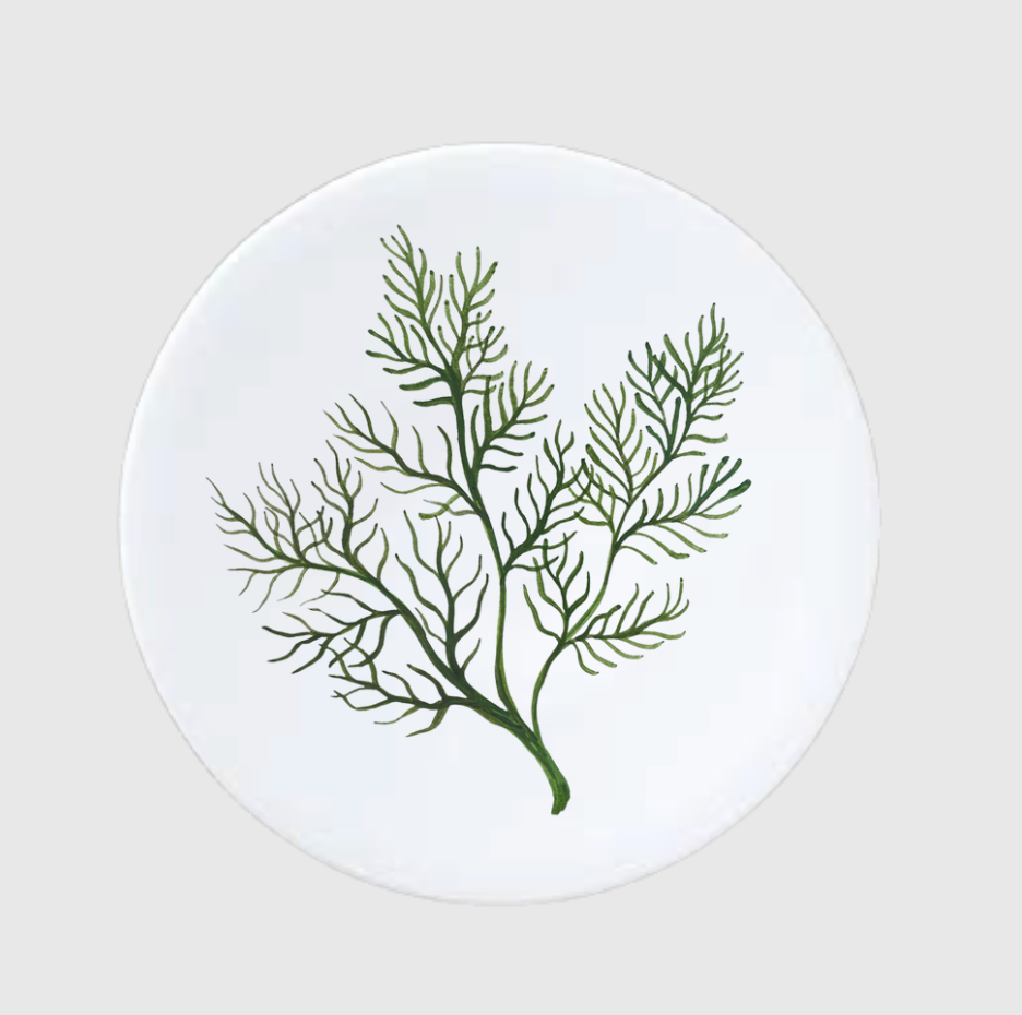 Rent: Green Coral Dinner Plate