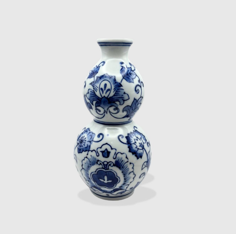 Blue Ceramic Vase - Preloved