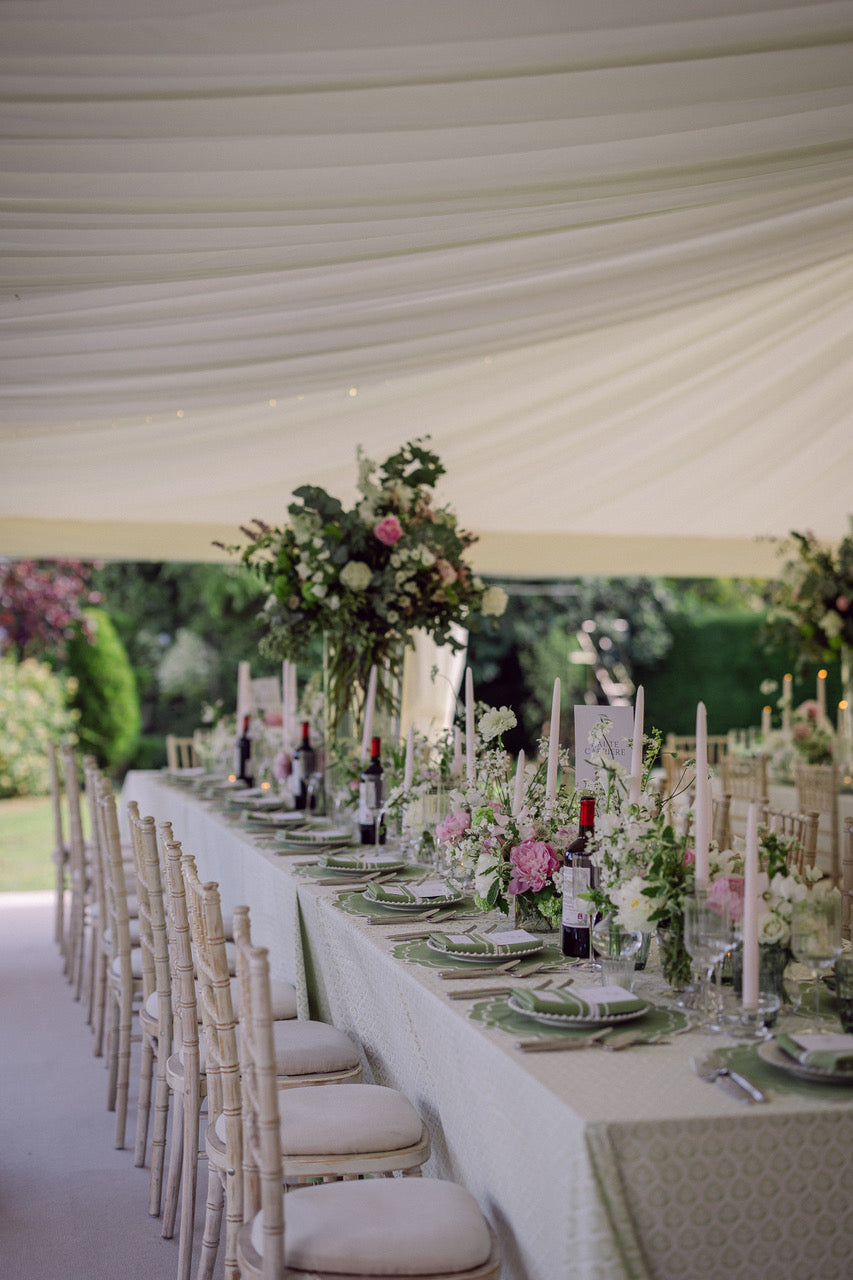 Rent: Esme Green Tablecloth