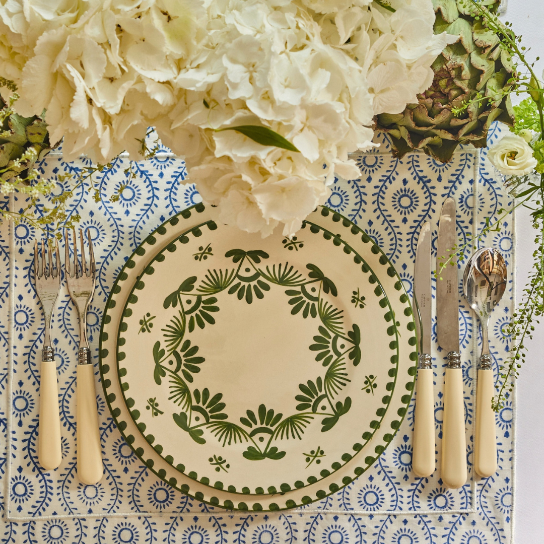 Archive Sale: Gisele Green Dinner Plates (set of 5) (26cm)