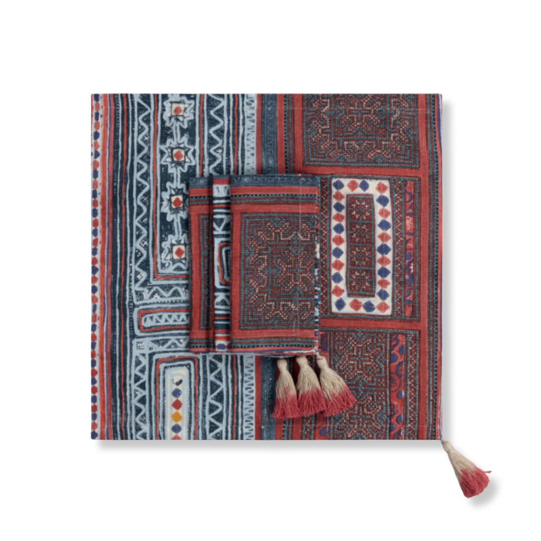 Archive Sale: Time Teller Napkins (set of 8) (Maison Margaux x Kit Kemp)