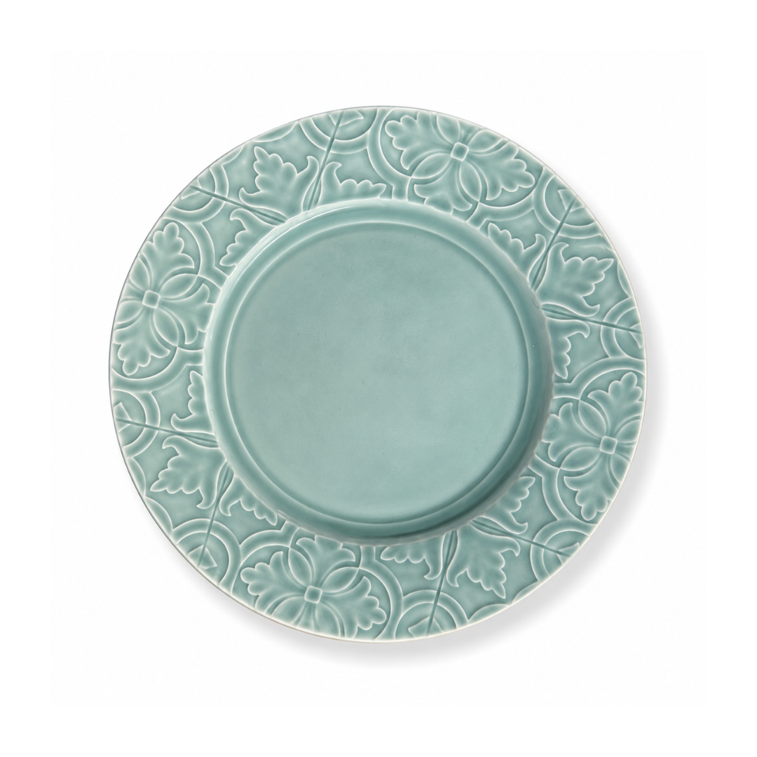 Preloved Sale: Portuguese Turquoise Dinner (set of 9) (28cm)