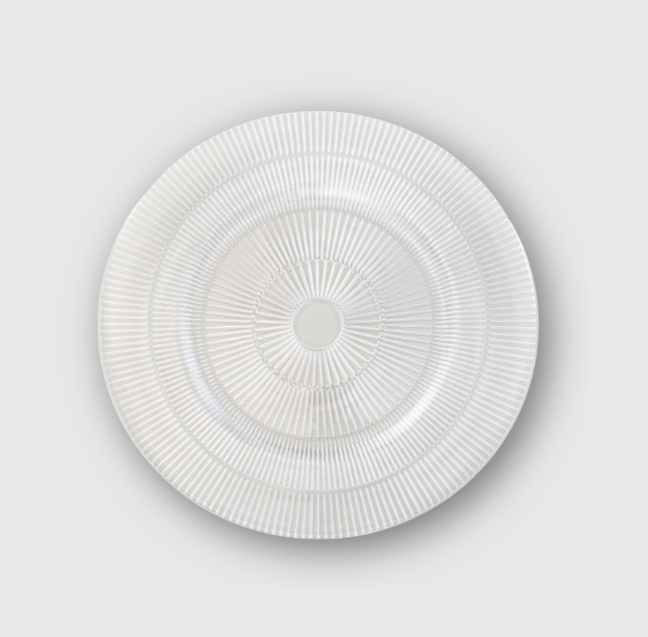 Rent: Soleil Glass Charger (32cm)