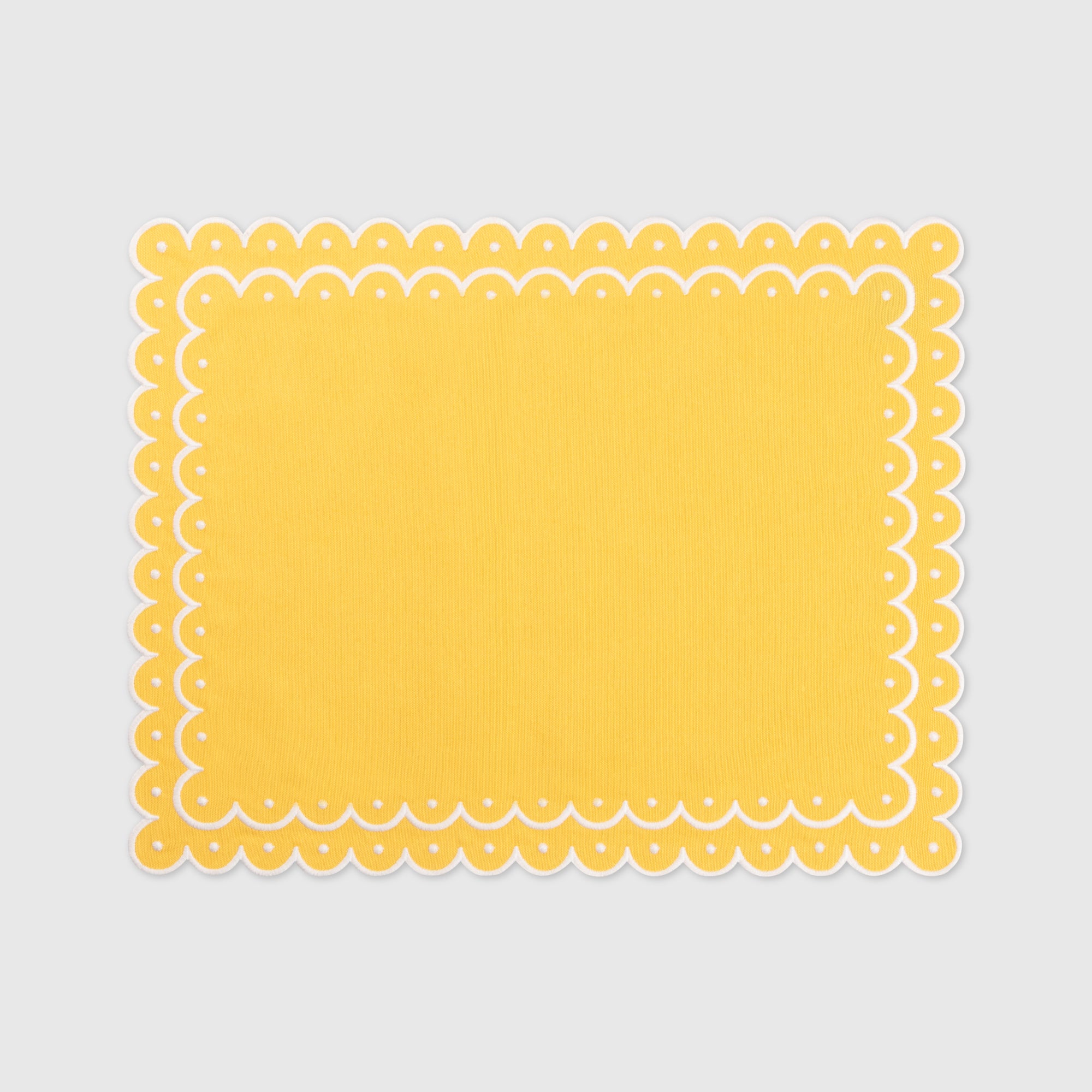 Rent: Margaux Yellow Rectangle Placemat