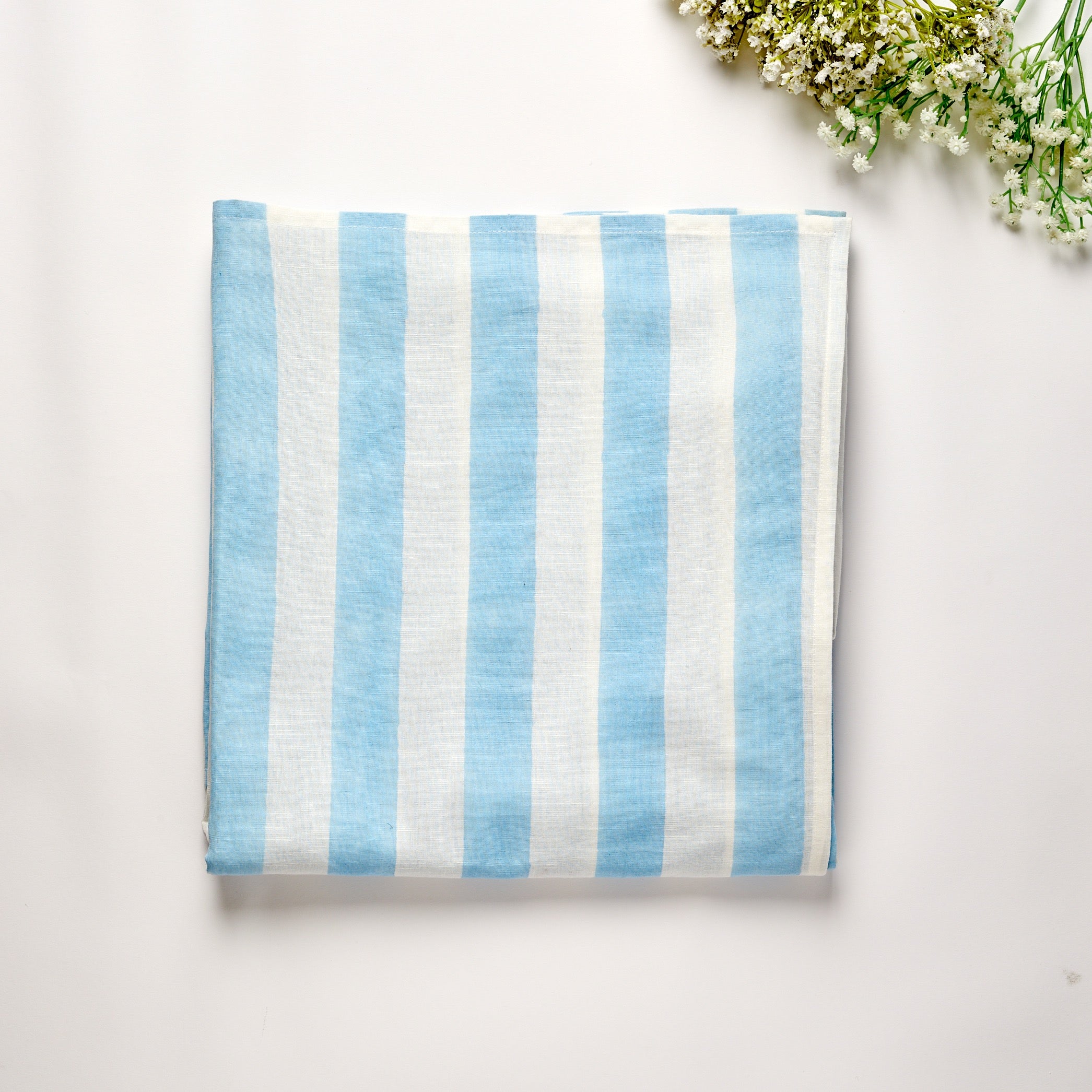 Provence Blue - Stripe Tablecloth