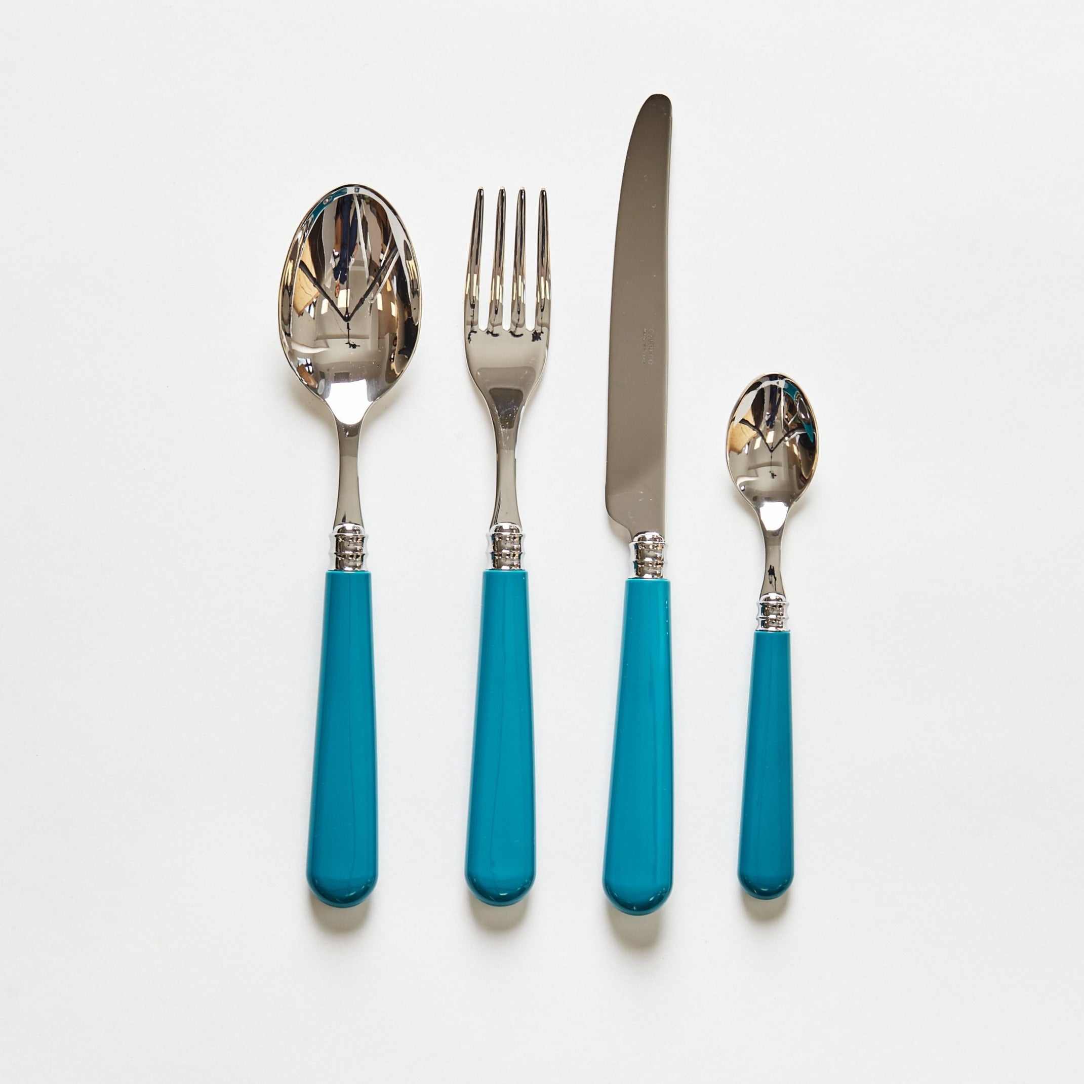 Light Blue Cutlery (4 piece set)