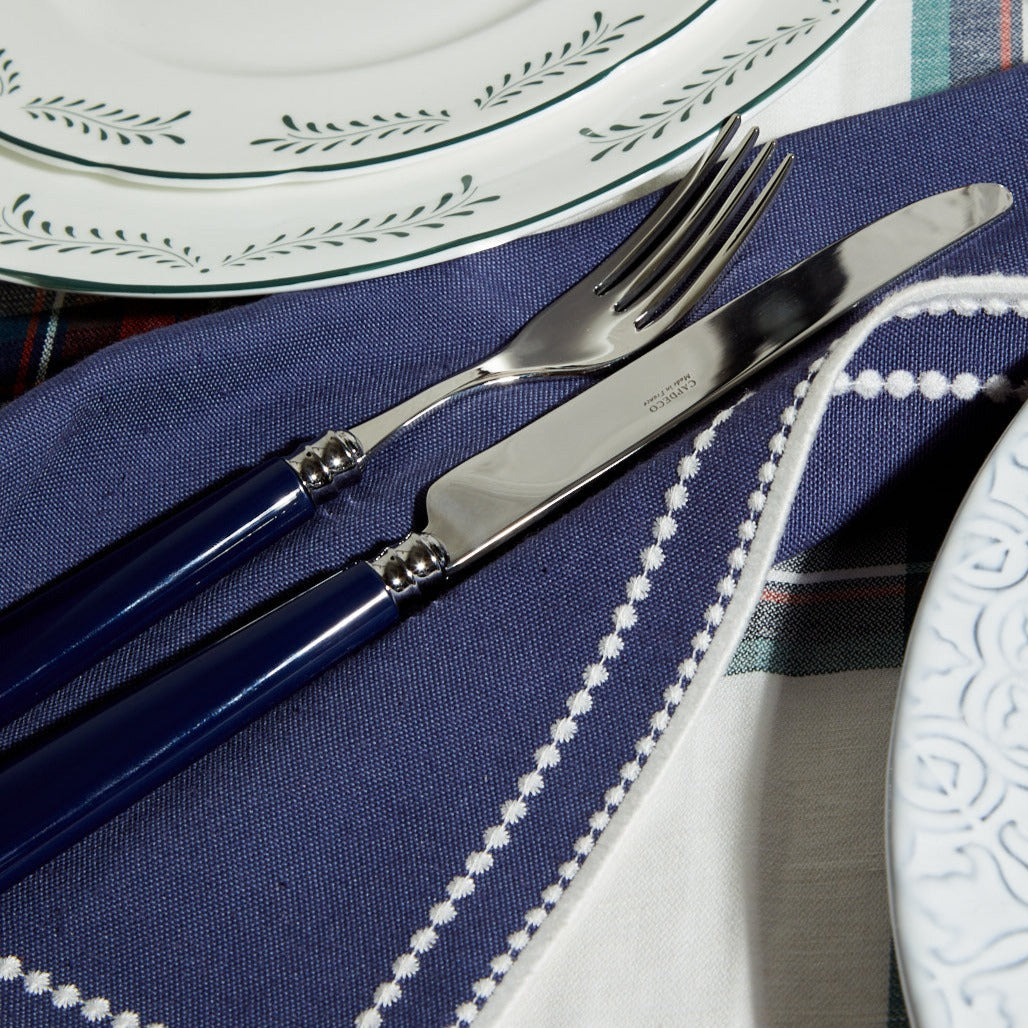 Navy Blue Cutlery (Set of 4)