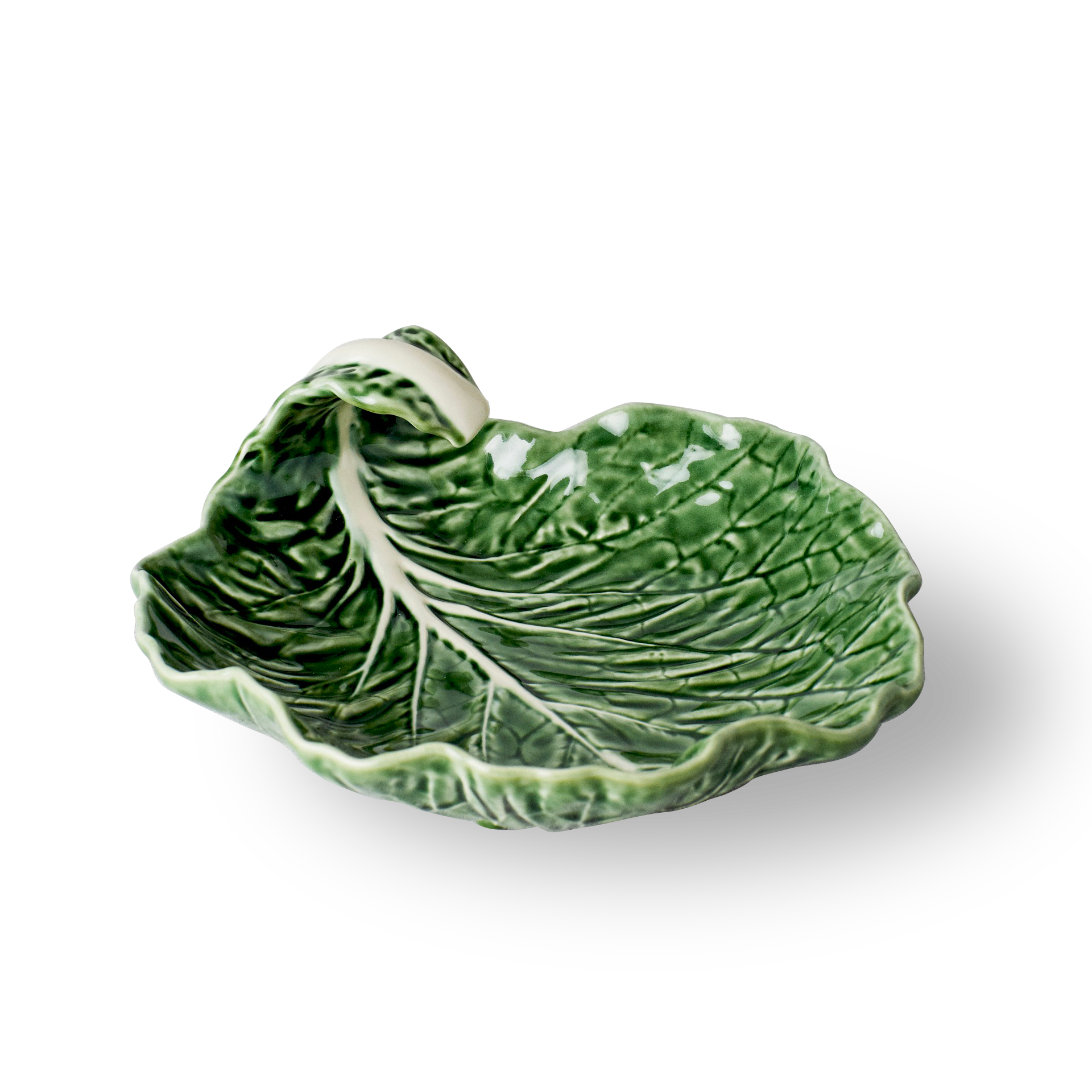 Rent: Medium Green Cabbage Leaf Bowl