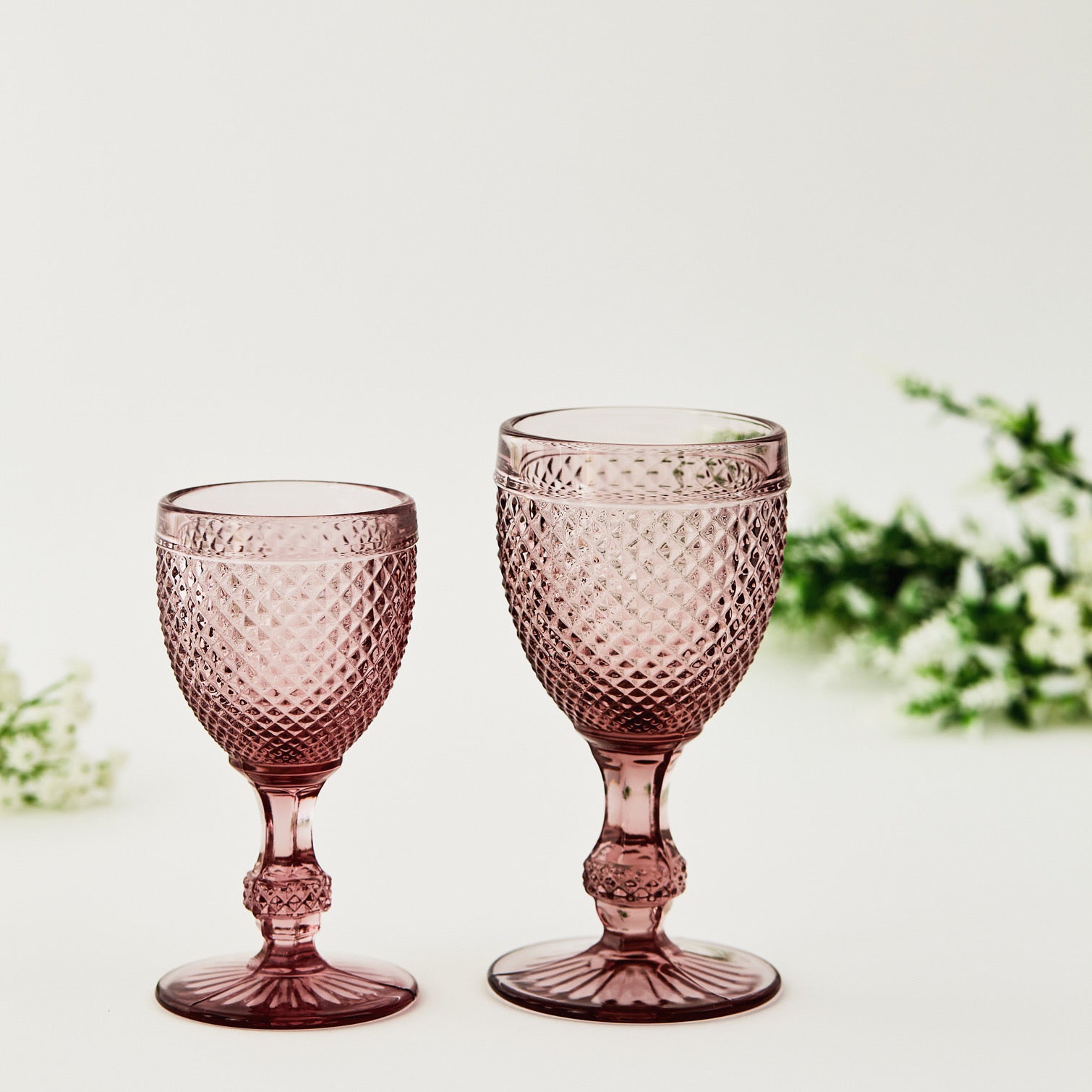 Rent: Small Purple Vintage Wine Glass