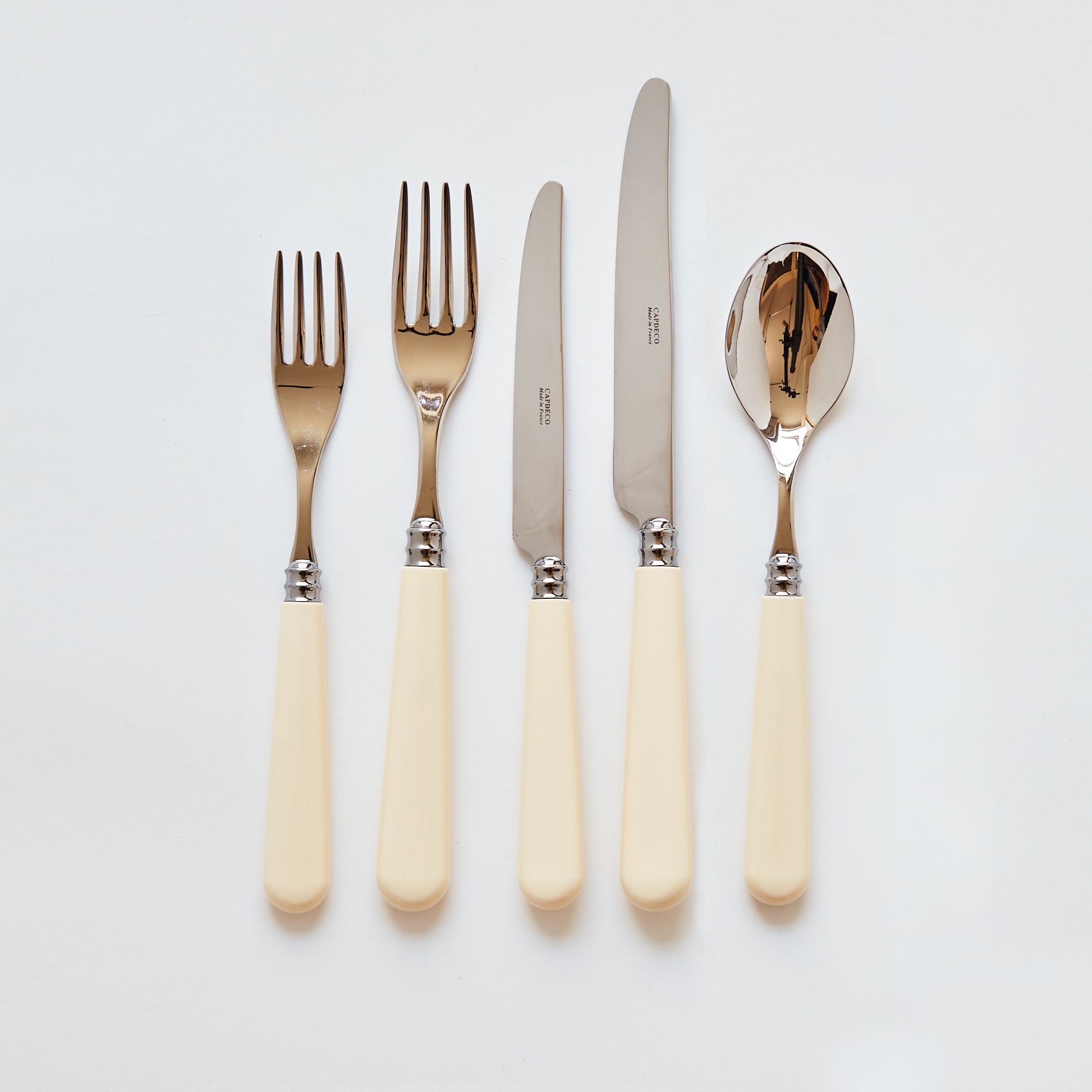 Ivory Cutlery (5 piece set)