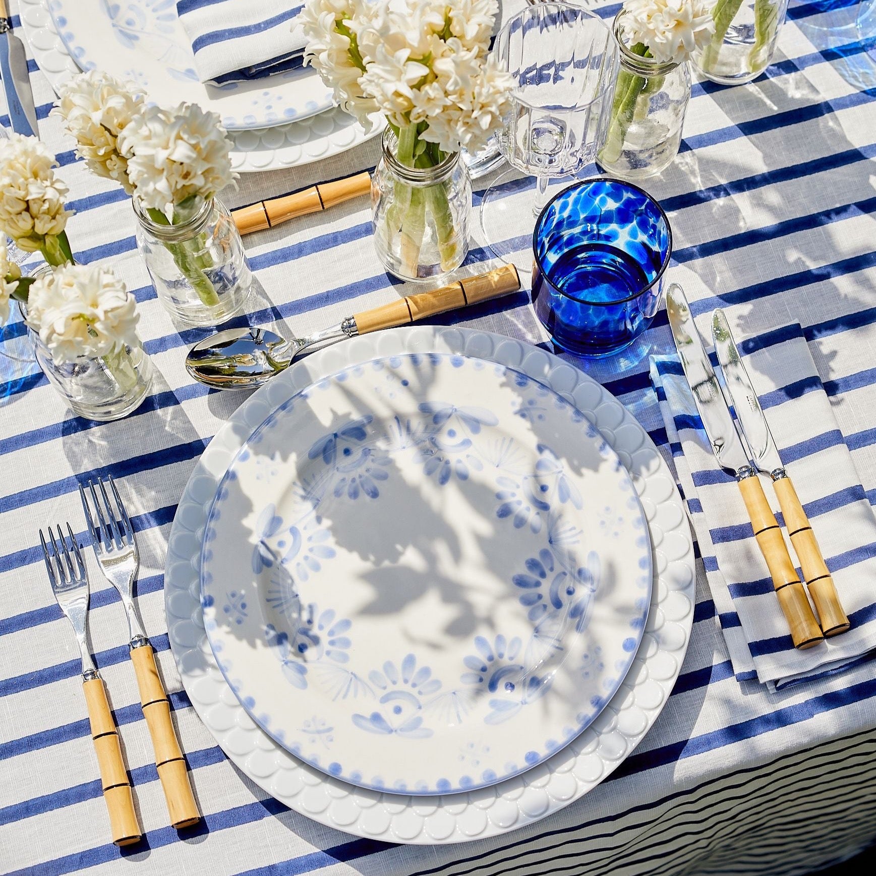 Rent: St Tropez Blue Tablecloth