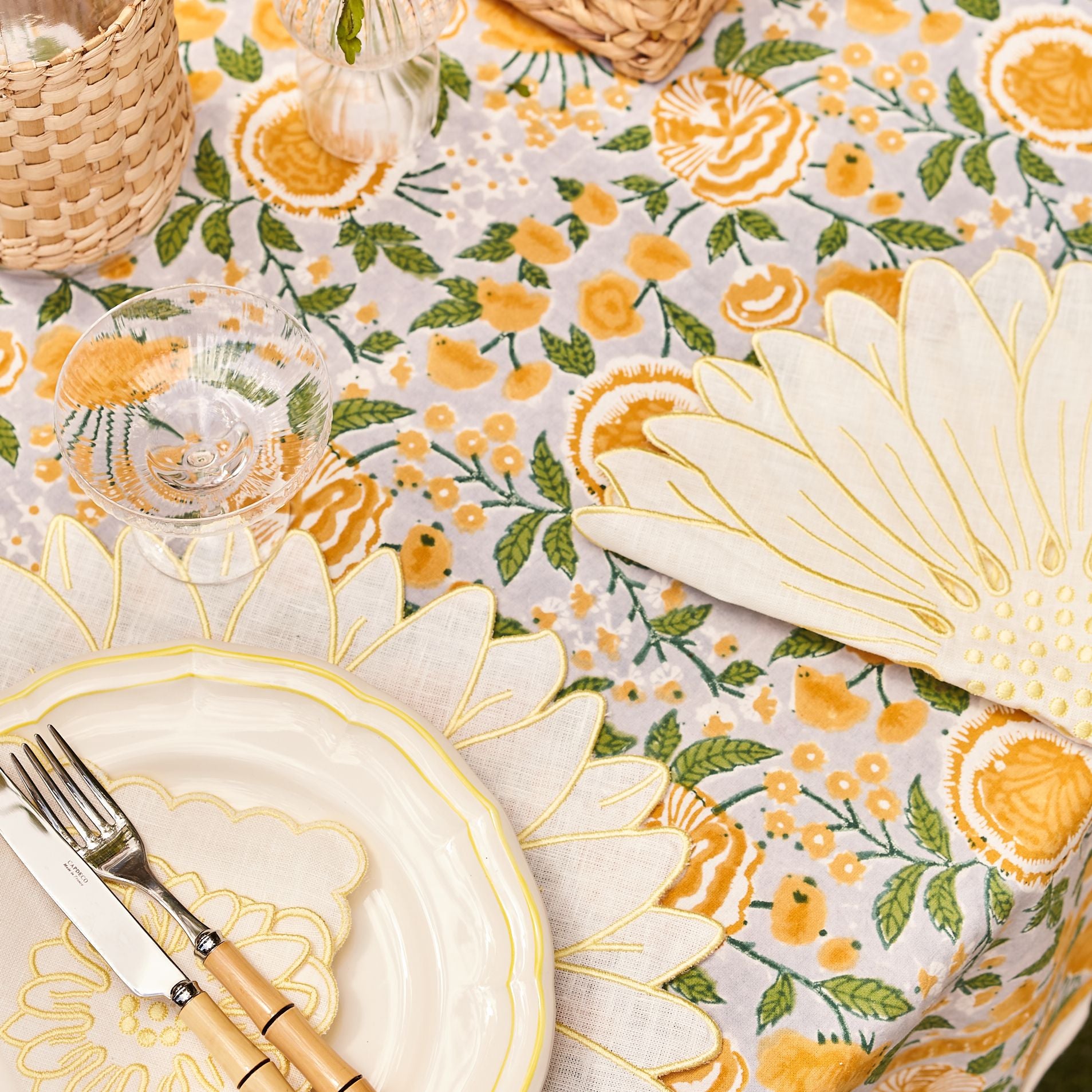 Yellow Penelope Tablecloth