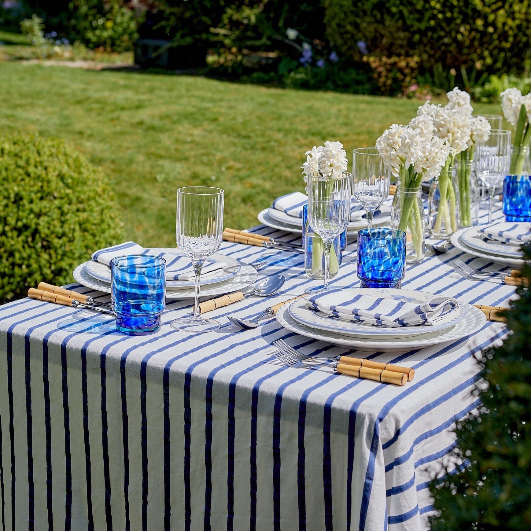 Rent: St Tropez Blue Tablecloth