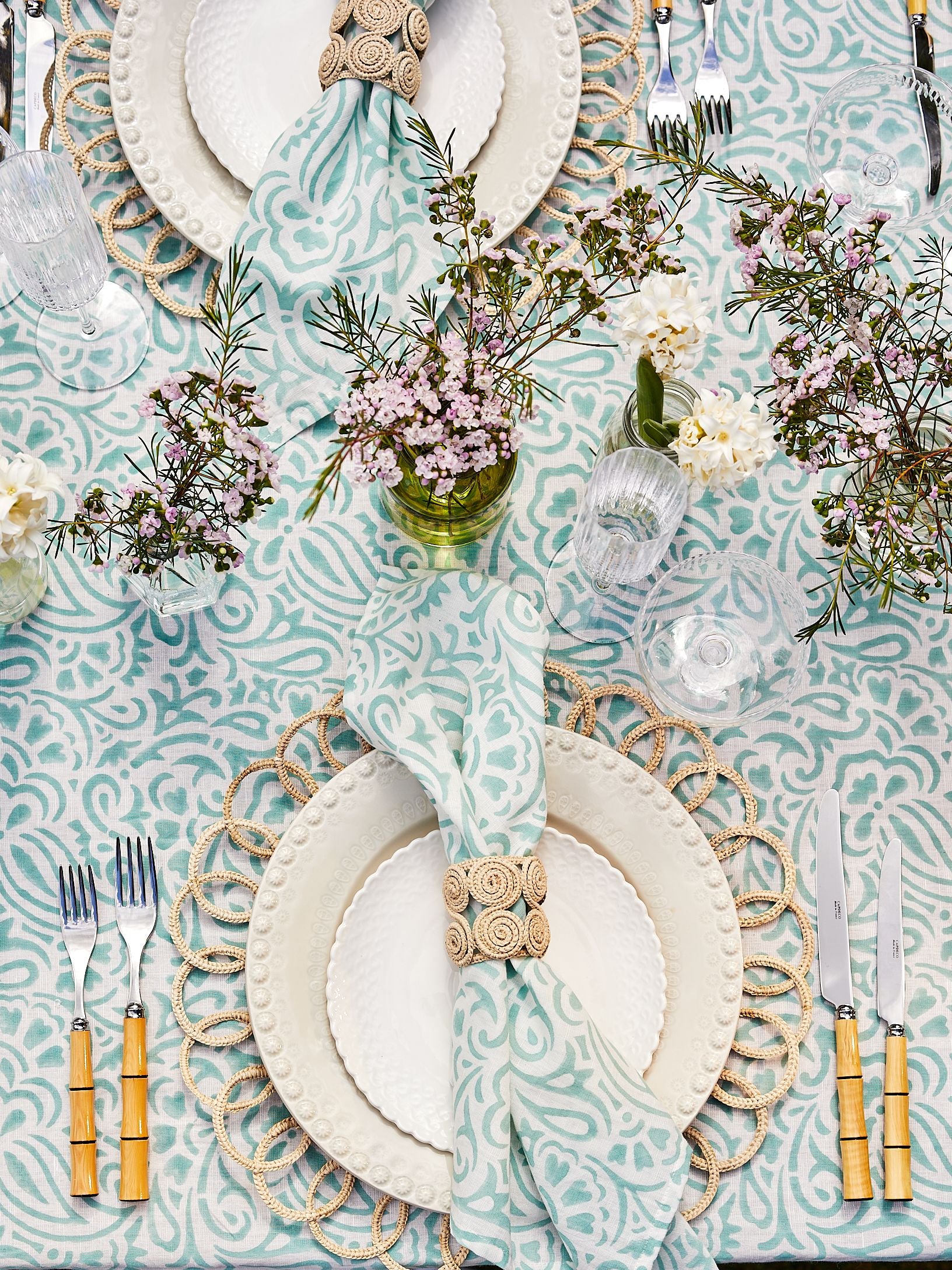 Turquoise Amelia Napkin (set of 10)